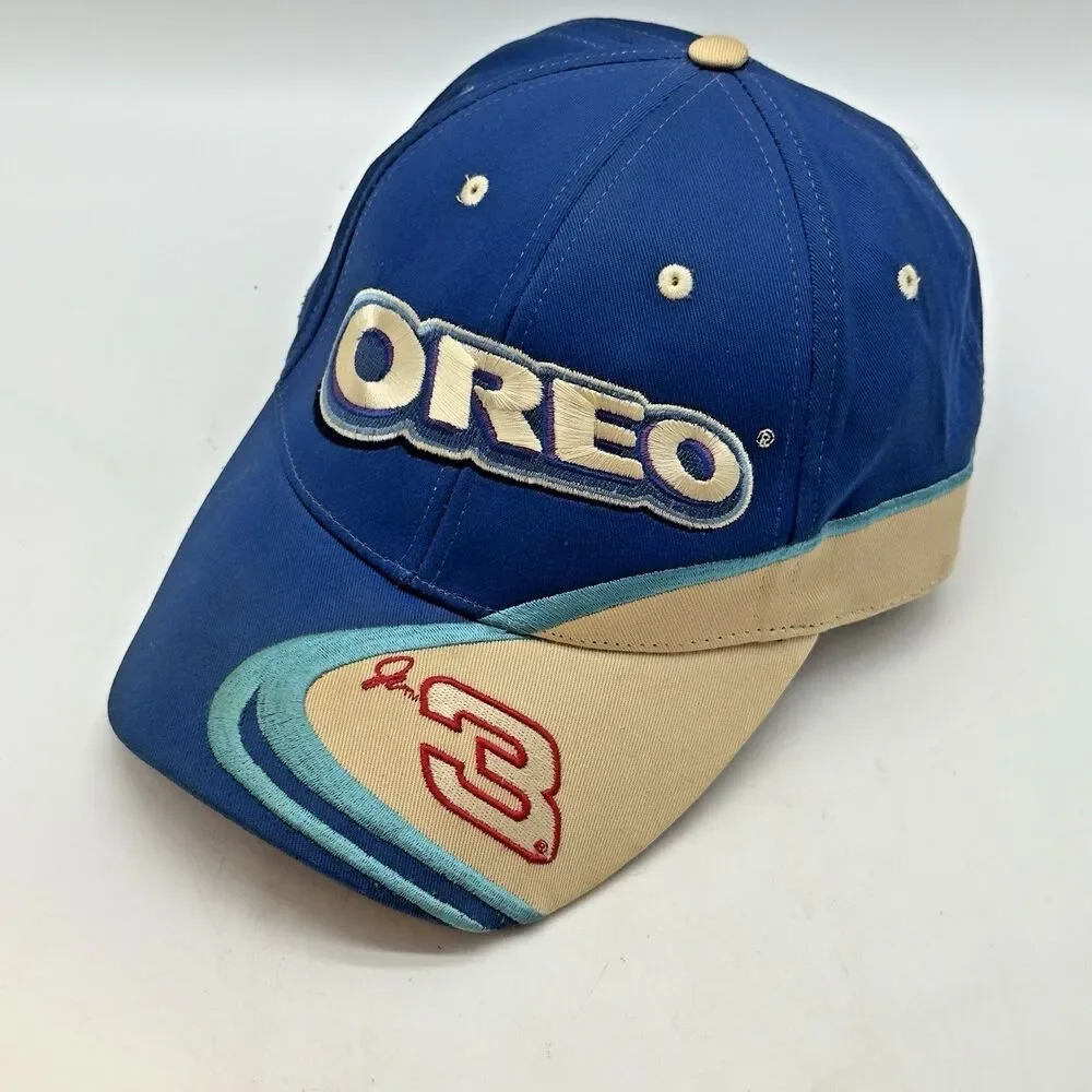 Dale Earnhardt Jr #3 Oreo Racing Chase Authentics Hat Blue Nascar Strapback Cap